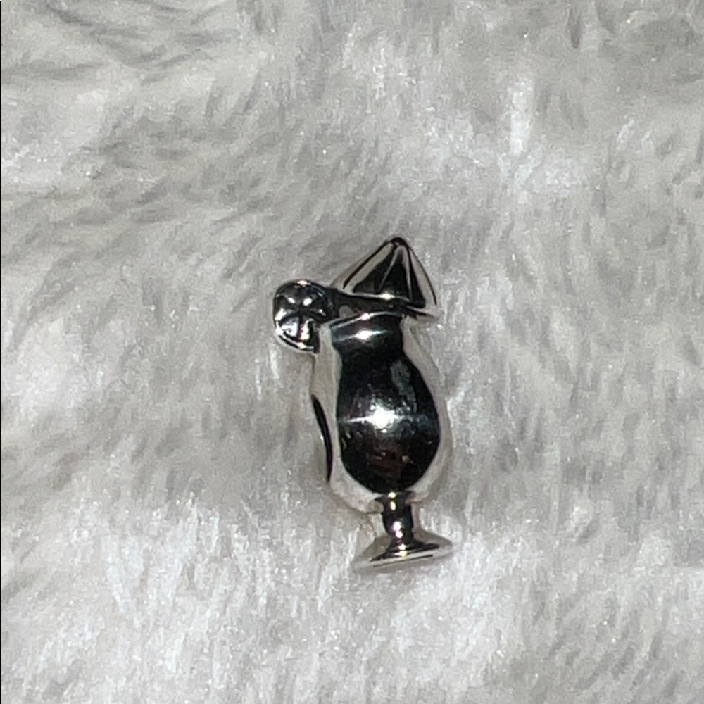 LK NW 🍹 STAMPED 925 STERLING SILVER TALL UMBRELLA DRINK COCKTAIL BRACELET CHARM - Picture 5 of 12